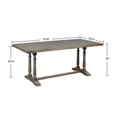 Martha Stewart Tiffany Pedestal Dining Table-Kirkland's Home Fashion