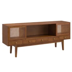 Martina Midcentury Woven Cane Media Cabinet-Kirkland's Home Hot