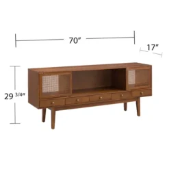 Martina Midcentury Woven Cane Media Cabinet-Kirkland's Home Hot