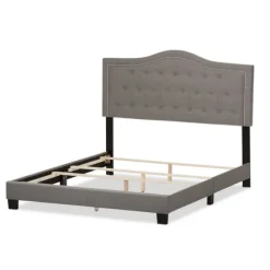 Mary Light Button Tufted Full Bed Frame-Kirkland's Home Flash Sale