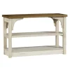 Mary White And Natural Wooden Console Table-Kirkland's Home Best