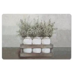 Mason Jar Greenery Kitchen Mat-Kirkland's Home Best