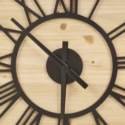 Mason Metal And Wood Wall Clock-Kirkland's Home Best Sale
