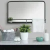 Mason Metal Mirror With Shelf, 24X14 In.-Kirkland's Home Best