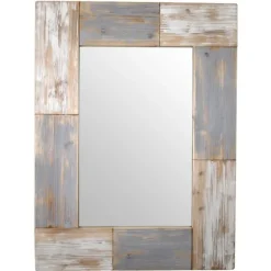 Mason Wood Planks Wall Mirror-Kirkland's Home Fashion