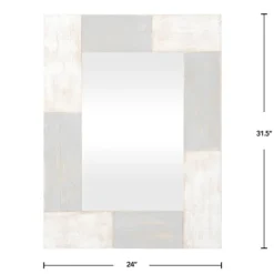 Mason Wood Planks Wall Mirror-Kirkland's Home Fashion