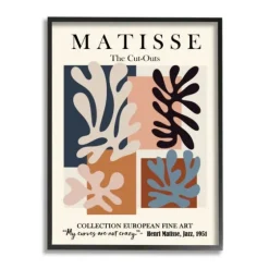Matisse Jazz Abstract Framed Canvas Art Print-Kirkland's Home Flash Sale