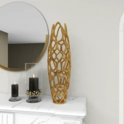 Matte Abstract Cylinder Vase-Kirkland's Home Fashion
