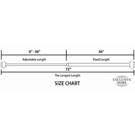 Matte Adjustable Prism Curtain Rod, 72 In.-Kirkland's Home Cheap