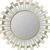 Matte And Clear Sunburst Wall Mirror-Kirkland's Home Best