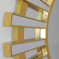 Matte And Clear Sunburst Wall Mirror-Kirkland's Home Best