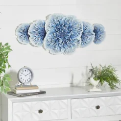 Matte And White Flowers Metal Wall Plaque-Kirkland's Home Best Sale