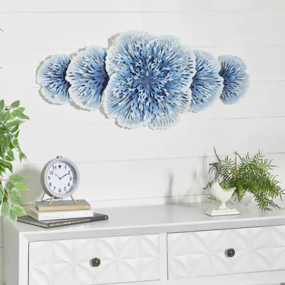 Matte And White Flowers Metal Wall Plaque-Kirkland's Home Best Sale