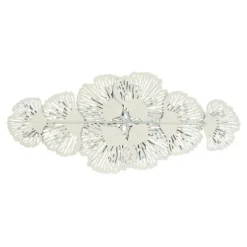 Matte And White Flowers Metal Wall Plaque-Kirkland's Home Best Sale