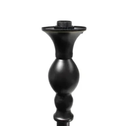 Matte Black And Amber Glass Torchiere-Kirkland's Home Best Sale