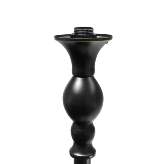 Matte Black And Amber Glass Torchiere-Kirkland's Home Best Sale
