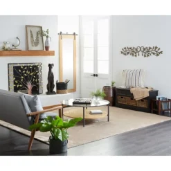 Matte Black And White Wooden Tic Tac Toe Board-Kirkland's Home Fashion