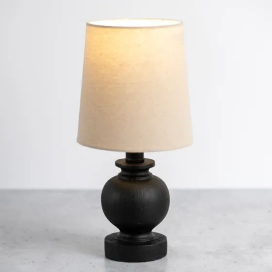 Matte Black Baluster Mini Table Lamp-Kirkland's Home Shop