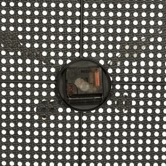 Matte Black Iron Wall Clock, 32 In.-Kirkland's Home Clearance