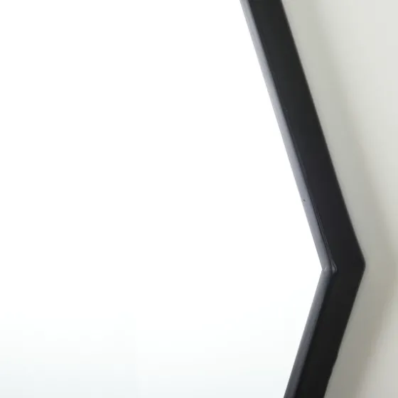 Matte Black Octagonal Wall Mirror-Kirkland's Home Hot