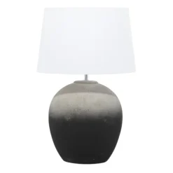 Matte Black Ombre Textured Table Lamp, 23 In.-Kirkland's Home Best