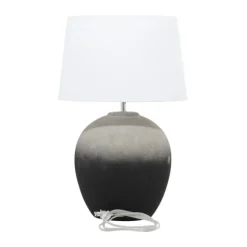 Matte Black Ombre Textured Table Lamp, 23 In.-Kirkland's Home Best