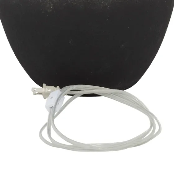 Matte Black Ombre Textured Table Lamp, 23 In.-Kirkland's Home Best