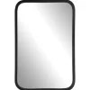 Matte Black Rectangular Wall Mirror-Kirkland's Home Store