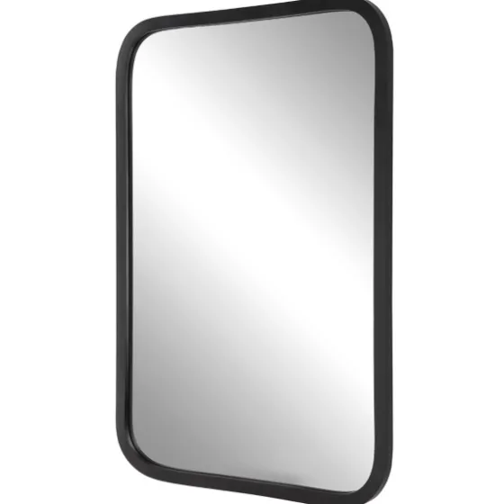 Matte Black Rectangular Wall Mirror-Kirkland's Home Store