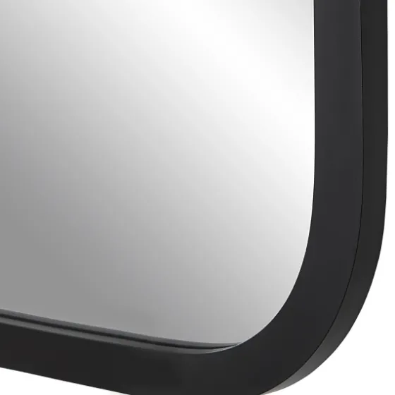 Matte Black Rectangular Wall Mirror-Kirkland's Home Store