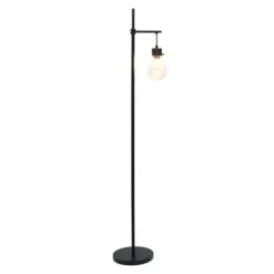Matte Black Stephen Floor Lamp-Kirkland's Home Sale