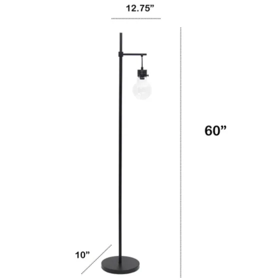 Matte Black Stephen Floor Lamp-Kirkland's Home Sale