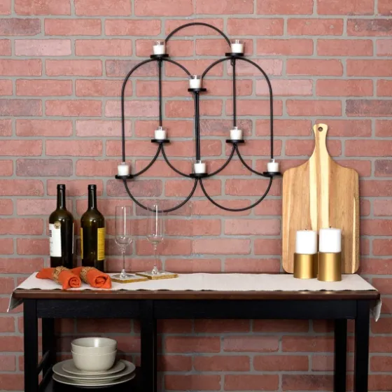 Matte Black Tealight Wall Sconce-Kirkland's Home Flash Sale