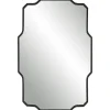 Matte Black Thin Linear Iron Frame Wall Mirror-Kirkland's Home New