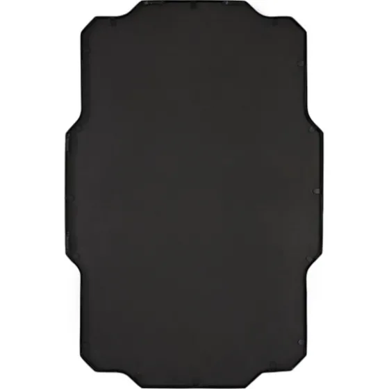 Matte Black Thin Linear Iron Frame Wall Mirror-Kirkland's Home New