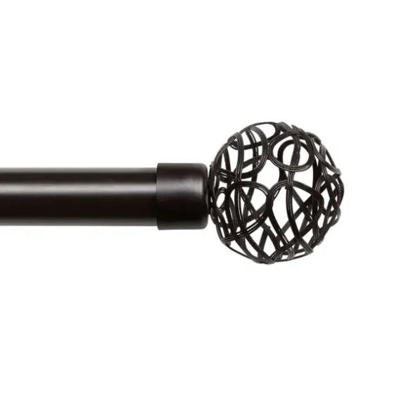 Matte Bronze Catherine Curtain Rod, 120 In.-Kirkland's Home Cheap