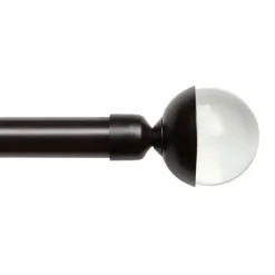 Matte Bronze Eleanor Curtain Rod Set, 72 In.-Kirkland's Home Clearance