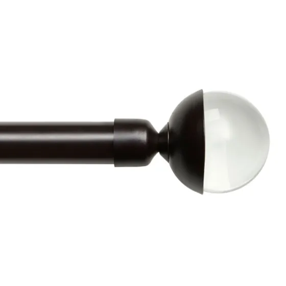 Matte Bronze Eleanor Curtain Rod Set, 120 In.-Kirkland's Home Best Sale