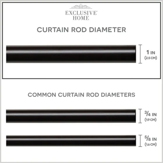 Matte Bronze Eleanor Curtain Rod Set, 120 In.-Kirkland's Home Best Sale