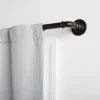 Matte Bronze Hyde Wrap Around Curtain Rod, 120 In.-Kirkland's Home Shop