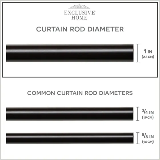 Matte Bronze Hyde Wrap Around Curtain Rod, 120 In.-Kirkland's Home Shop