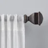 Matte Bronze Nathan Curtain Rod, 72 In.-Kirkland's Home Fashion