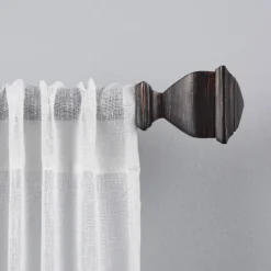 Matte Bronze Nathan Curtain Rod, 72 In.-Kirkland's Home Fashion