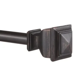 Matte Bronze Nathan Curtain Rod, 72 In.-Kirkland's Home Fashion