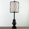 Matte Buffet Lamp With Wire Shade-Kirkland's Home Shop