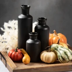 Matte Ceramic Vases, Set Of 3-Kirkland's Home Shop