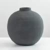 Matte Charcoal Rotund Vase-Kirkland's Home Discount