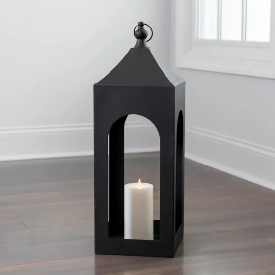 Matte Hampshire Metal Lantern, 36 In.-Kirkland's Home Flash Sale