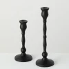 Matte Iron Taper Candle Holders, Set Of 2-Kirkland's Home Cheap
