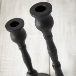 Matte Iron Taper Candle Holders, Set Of 2-Kirkland's Home Cheap